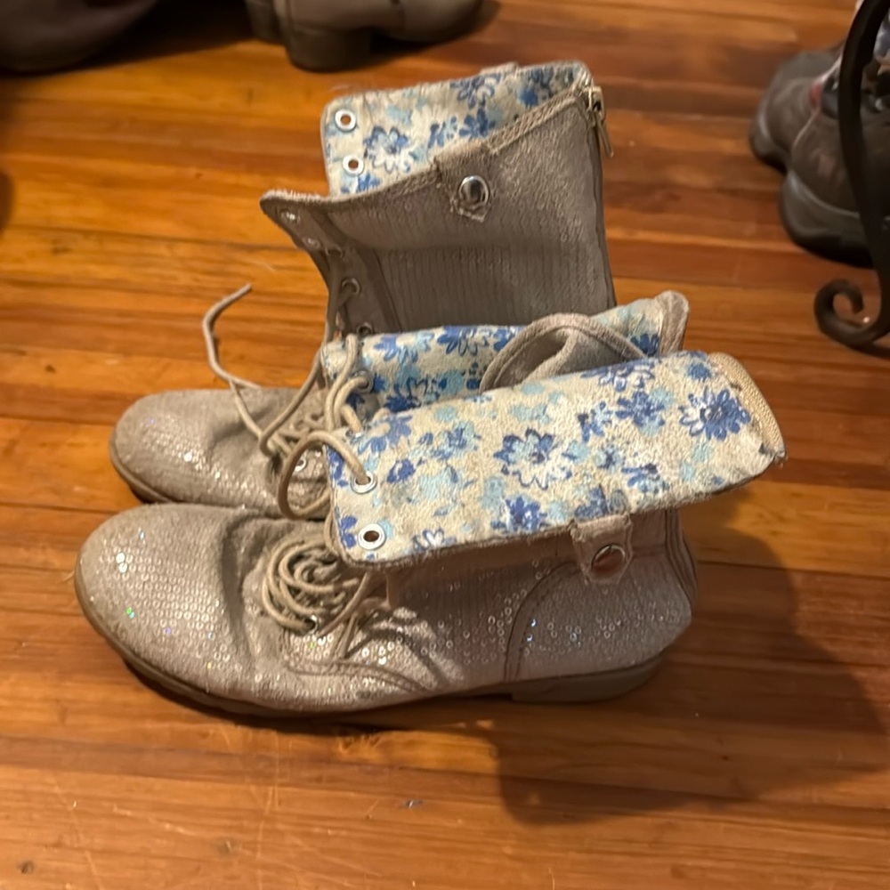 Justice shimmer boots